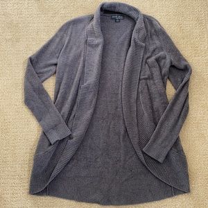 Barefoot dreams medium gray cardigan with pockets